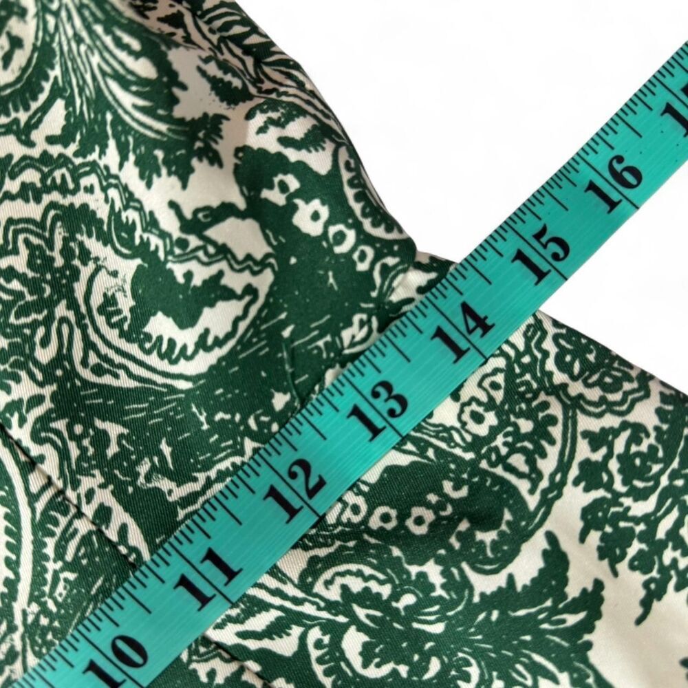 The Limited Green Paisley Dress | Preppy Summer Brunch Graduation | Size 2 - Picture 9 of 9